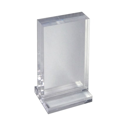 The Imperial Collection: Acrylic Block On Base 5.5W X 8.5H